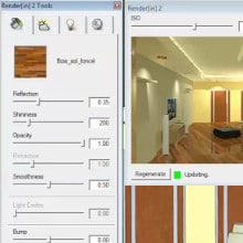 Matériaux réflexion; matériaux opacité bump
