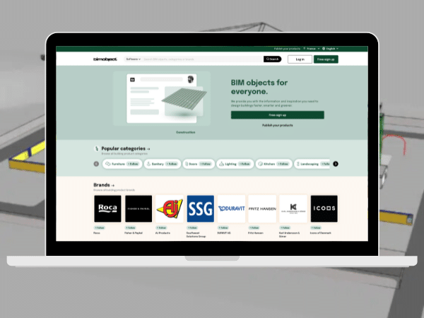 Site internet Bim Object
