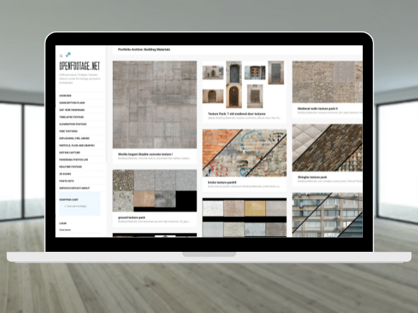 Site internet open footage