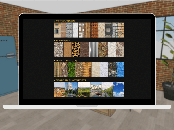 Site internet SketchUp textures