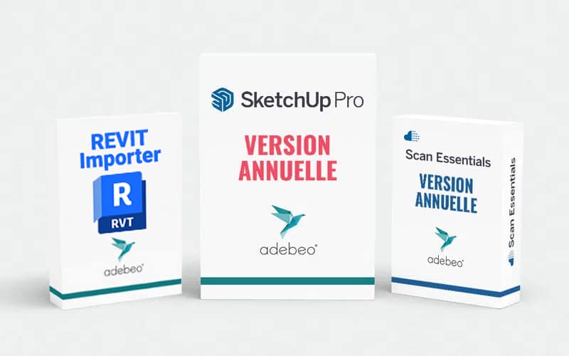 SketchUp advanced workflow avec SketchUp Pro, Revit Importer et Scan Essentials