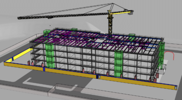Structure de construction avec SketchUp